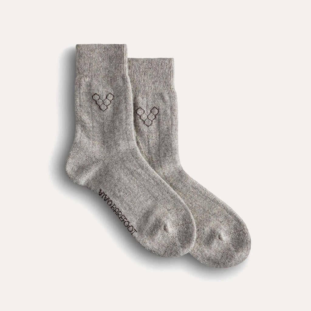 Mim Sheep Wool Thin Sock Unisex - Light Grey