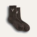 Mim Yak Wool Thick Socks Unisex - Light Brown