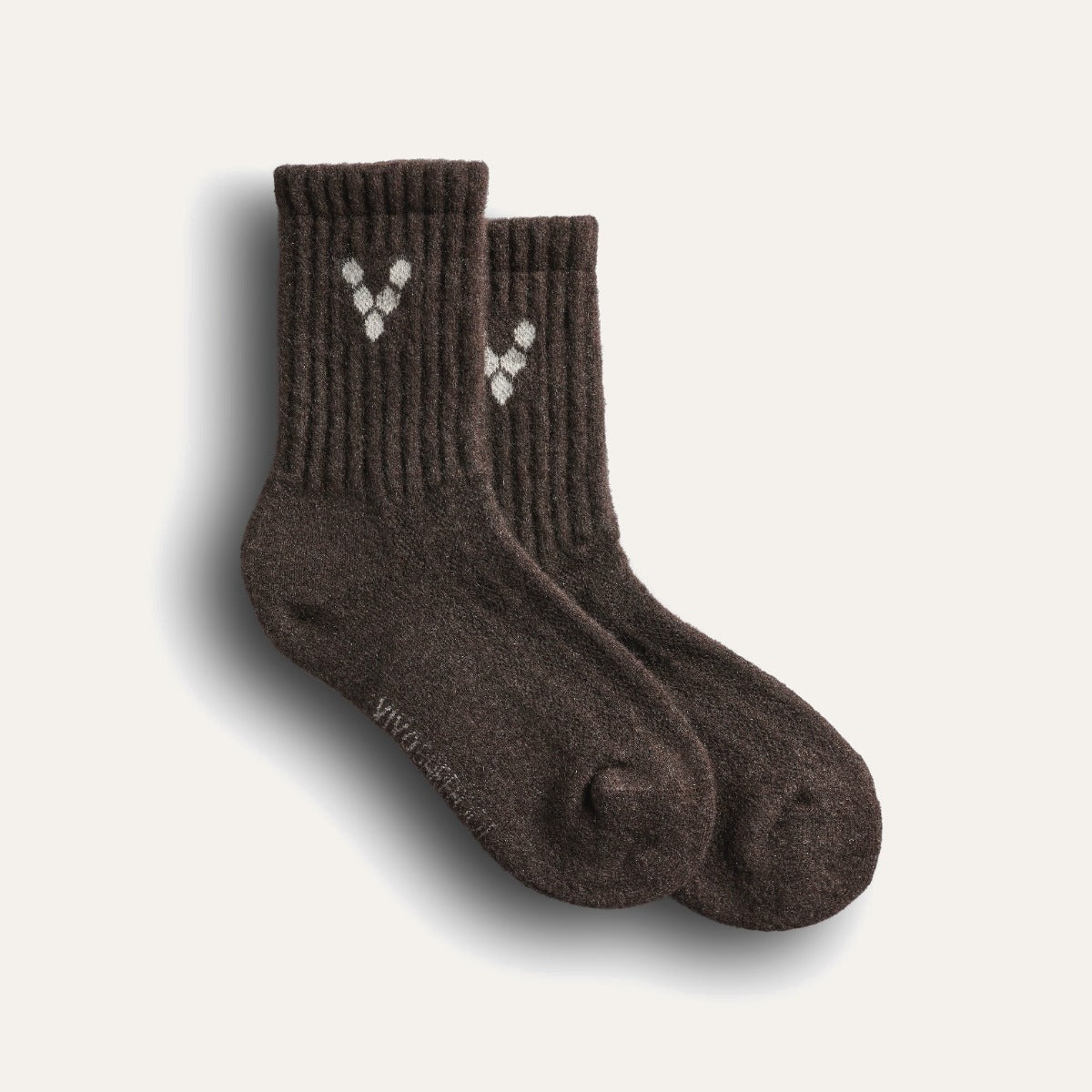 Mim Yak Wool Thick Socks Unisex - Light Brown