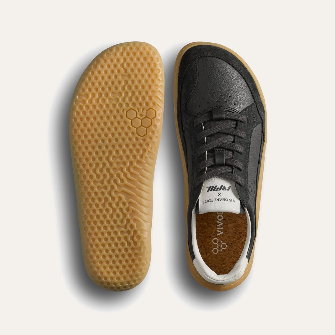 Gobi II Sneaker Leather Womens - Obsidian