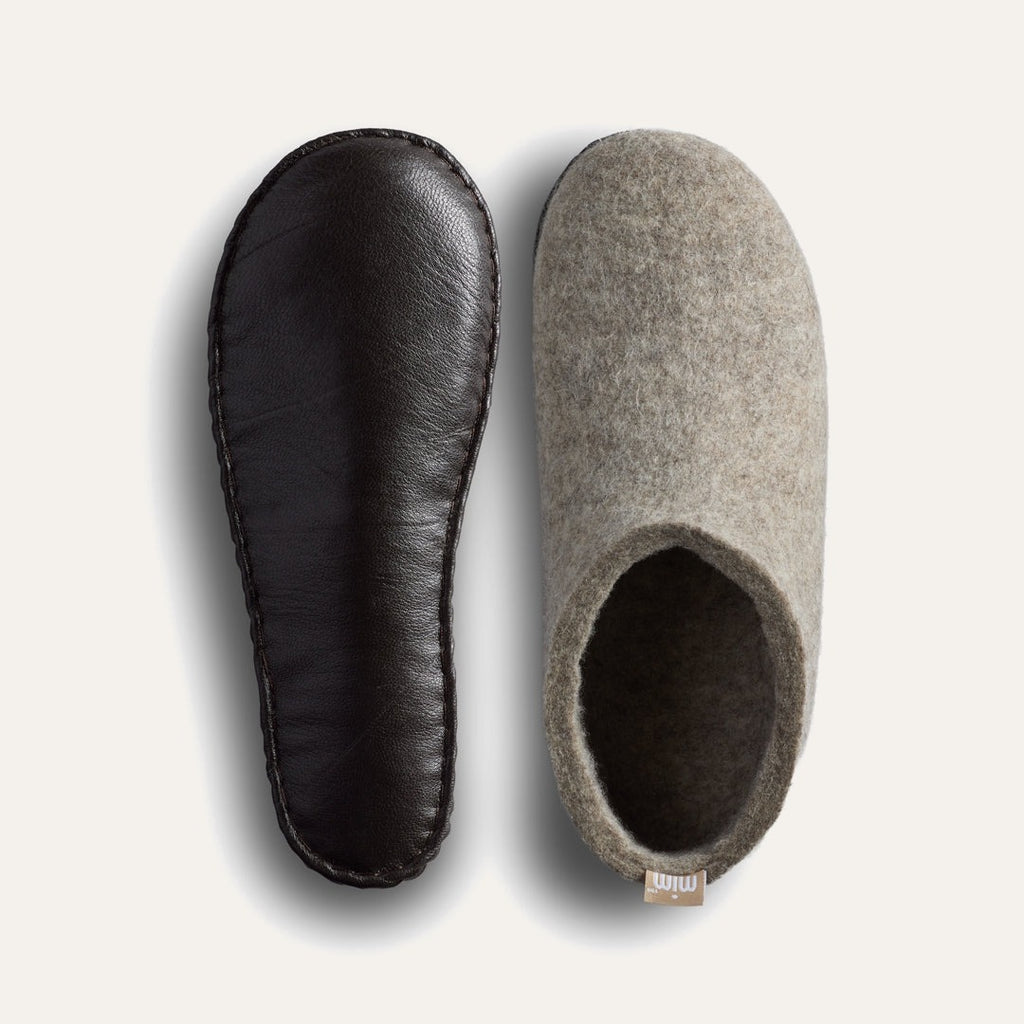 Mim Felt Slipper II Unisex - Grey