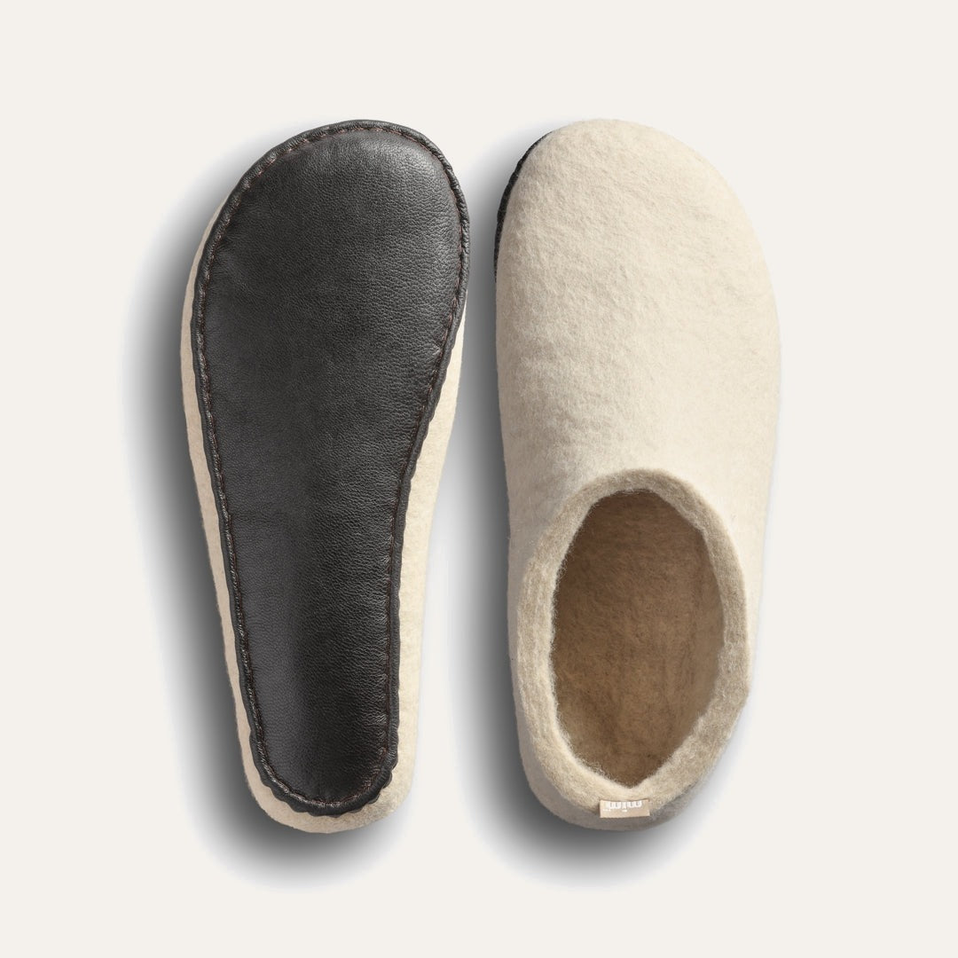 Mim Felt Slipper II Unisex - Cream