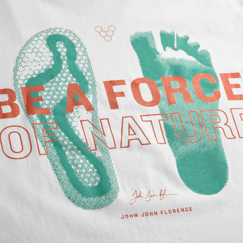 Vivobarefoot Force Of Nature T-Shirt Unisex - White