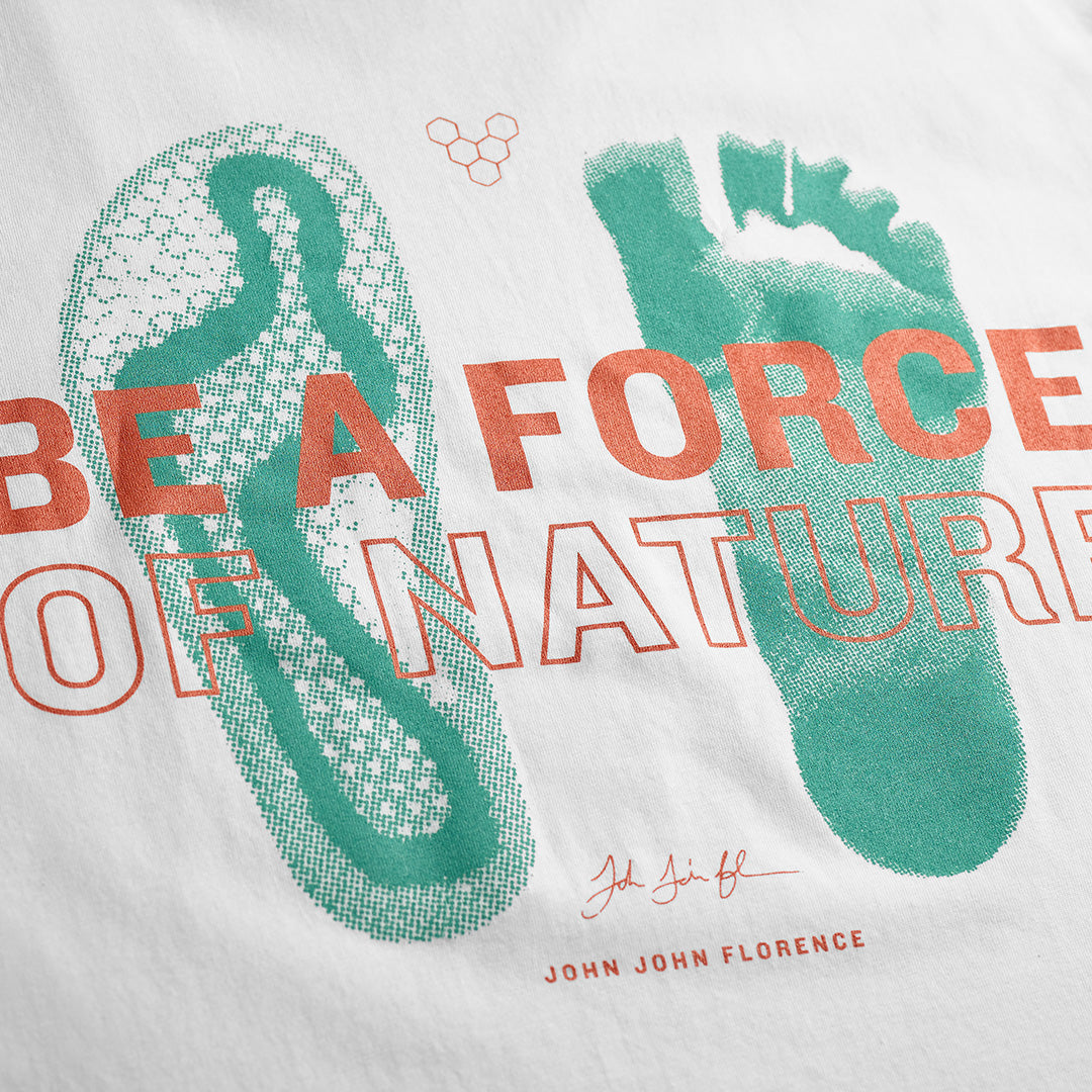 Vivobarefoot Force Of Nature T-Shirt Unisex - White