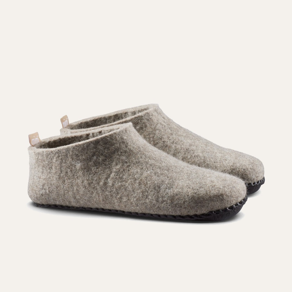 Mim Felt Slipper II Unisex - Grey