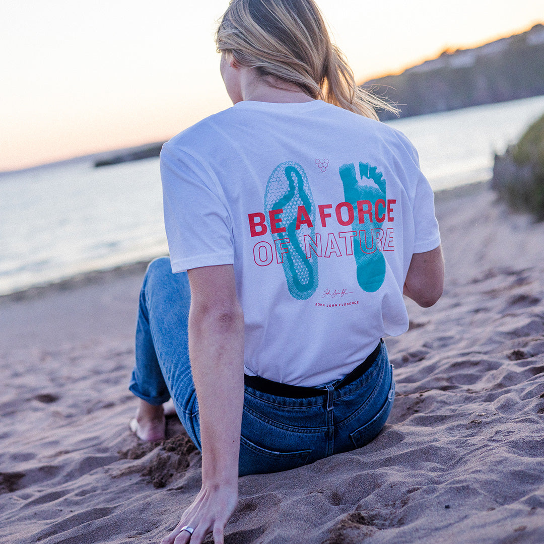 Vivobarefoot Force Of Nature T-Shirt Unisex - White