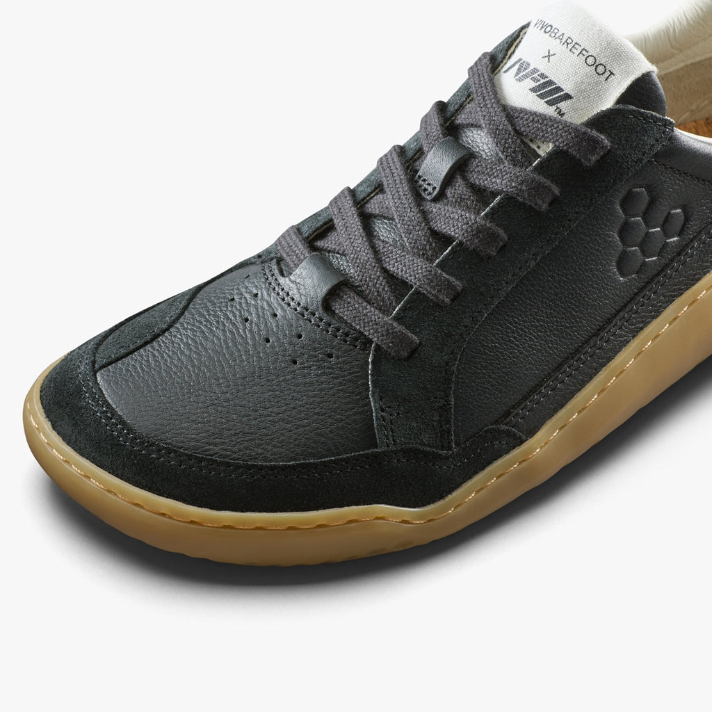 Gobi II Sneaker Leather Womens - Obsidian
