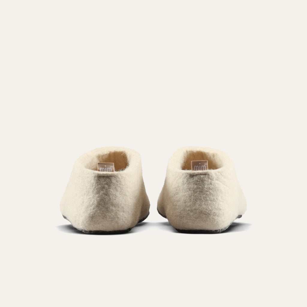 Mim Felt Slipper II Unisex - Cream