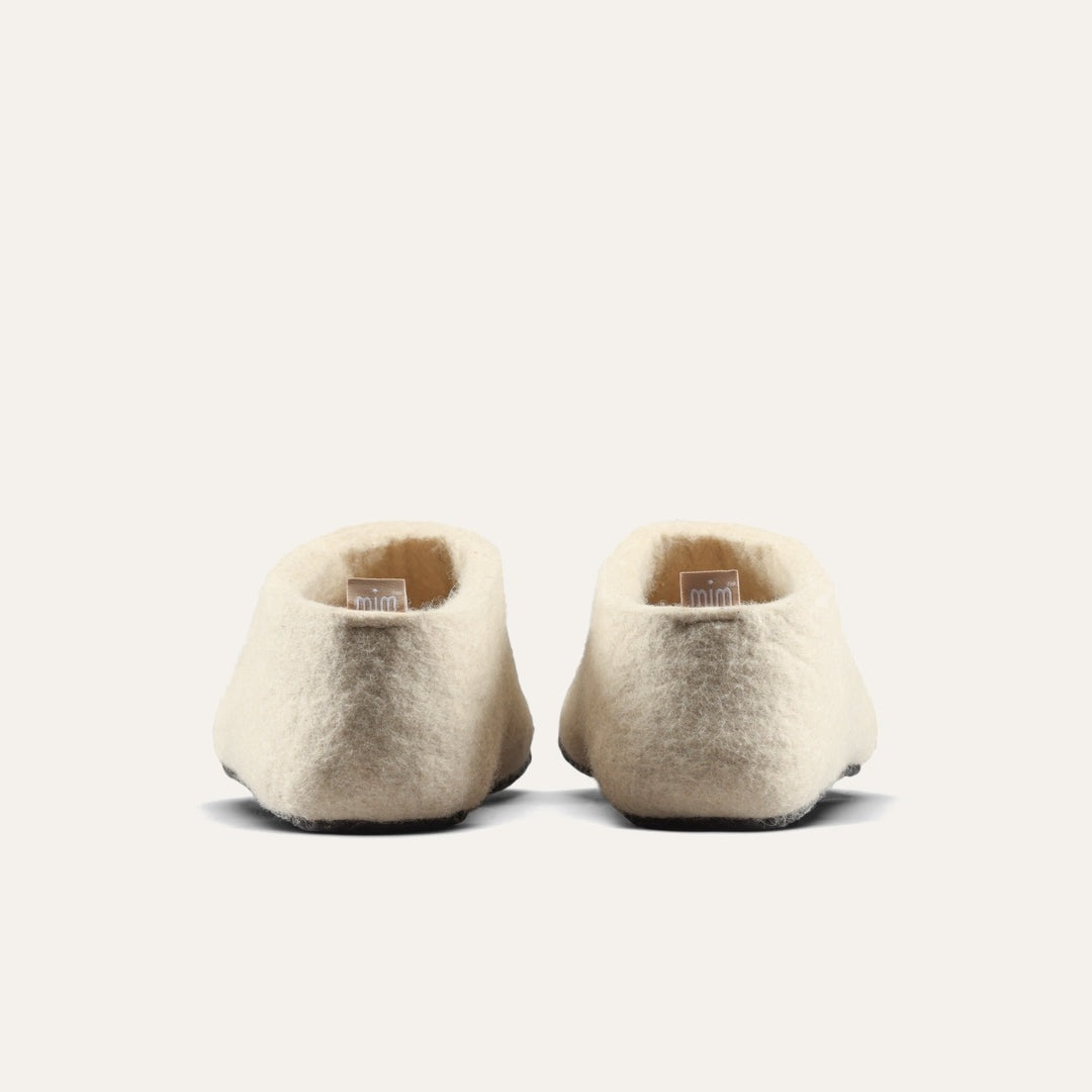 Mim Felt Slipper II Unisex - Cream