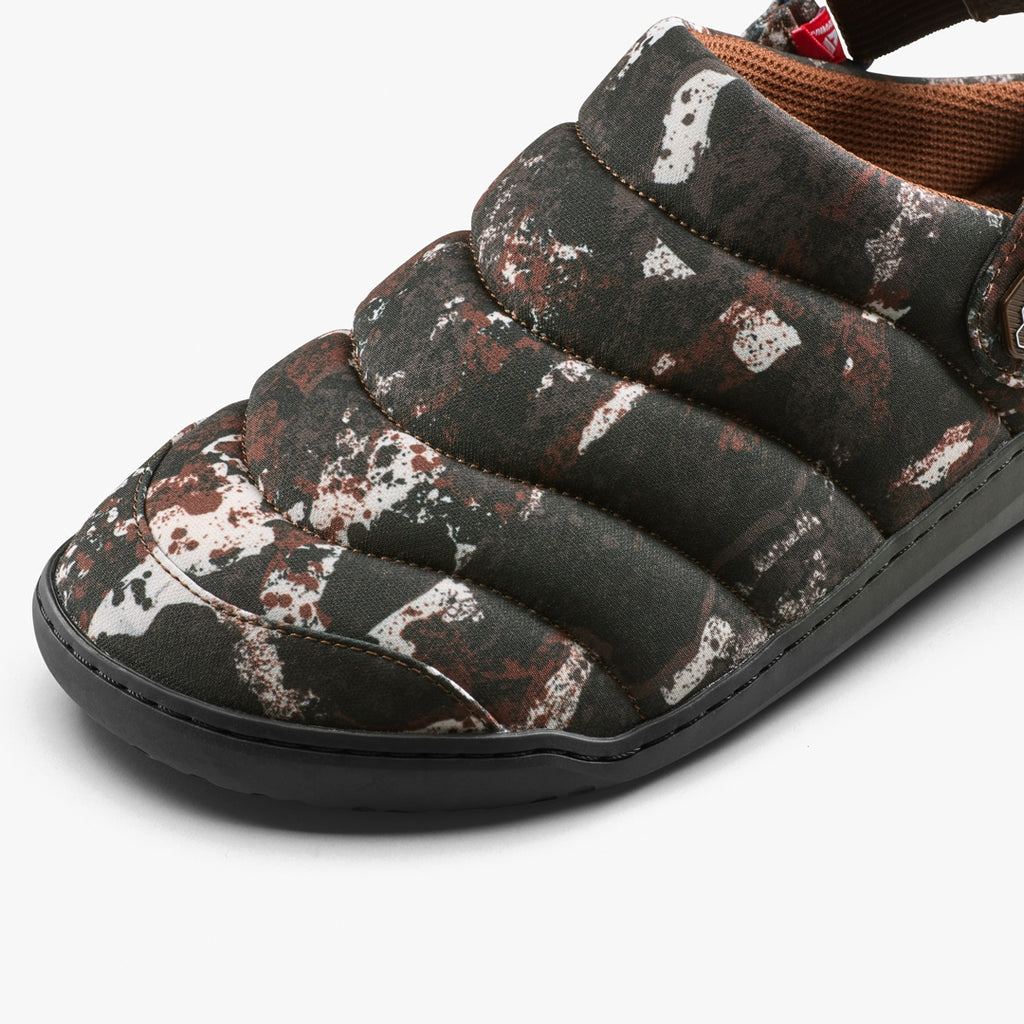 Gobi Wavey Mule Textile Womens - Mole Print