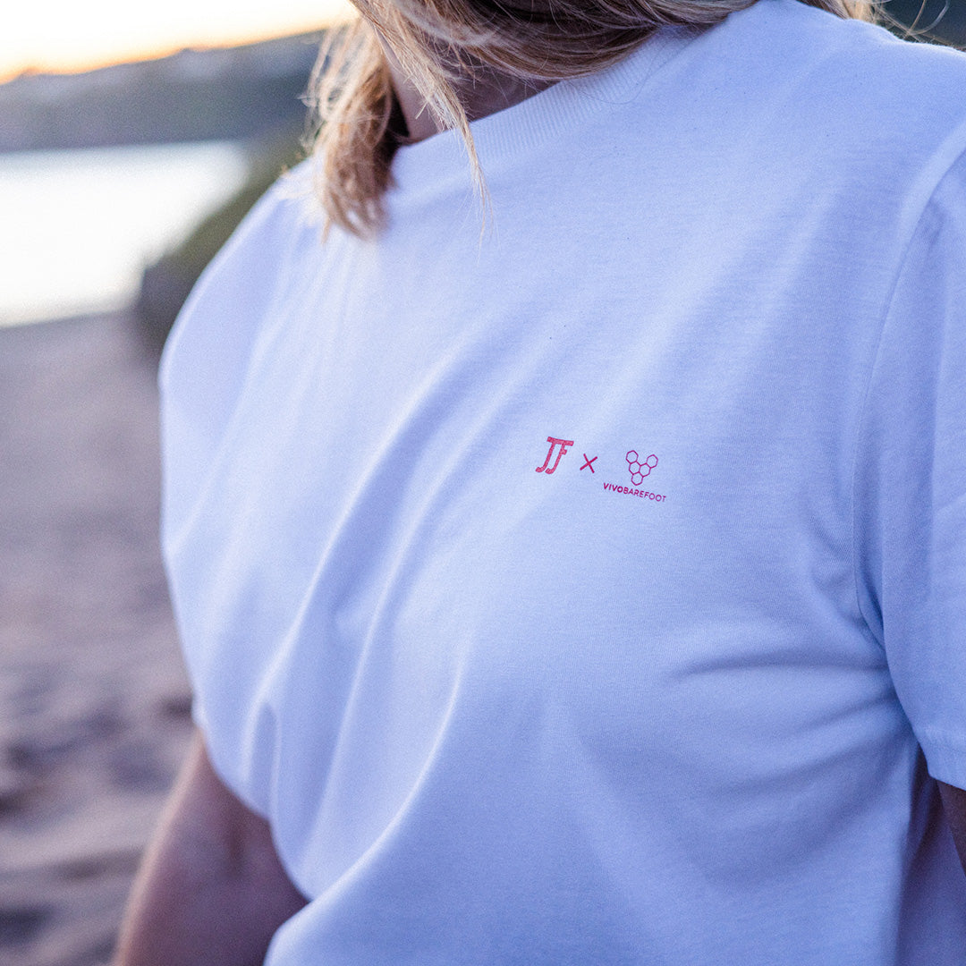 Vivobarefoot Force Of Nature T-Shirt Unisex - White